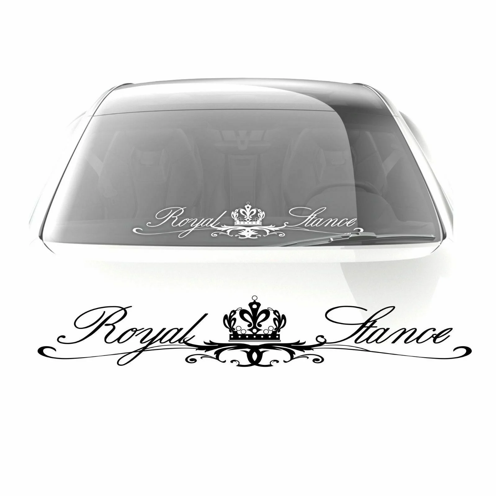 For Royal Stance windshield sticker 35"(90cm) windscreen classic car JDM Mugen decal
For Royal Stance windshield sticker 35"(90cm) windscreen classic car JDM Mugen decal