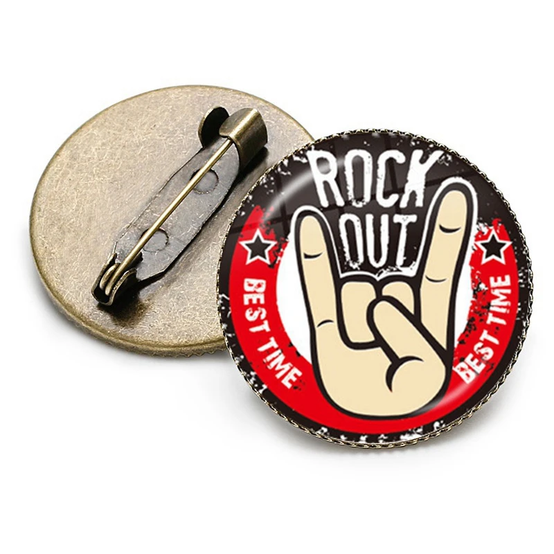 Hot Style Creative Victory Rock Gesture Glass Cabochon Brooch Rock Music Backpack Wear Accessories Gift
Hot Style Creative Victory Rock Gesture Glass Cabochon Brooch Rock Music Backpack Wear Accessories Gift