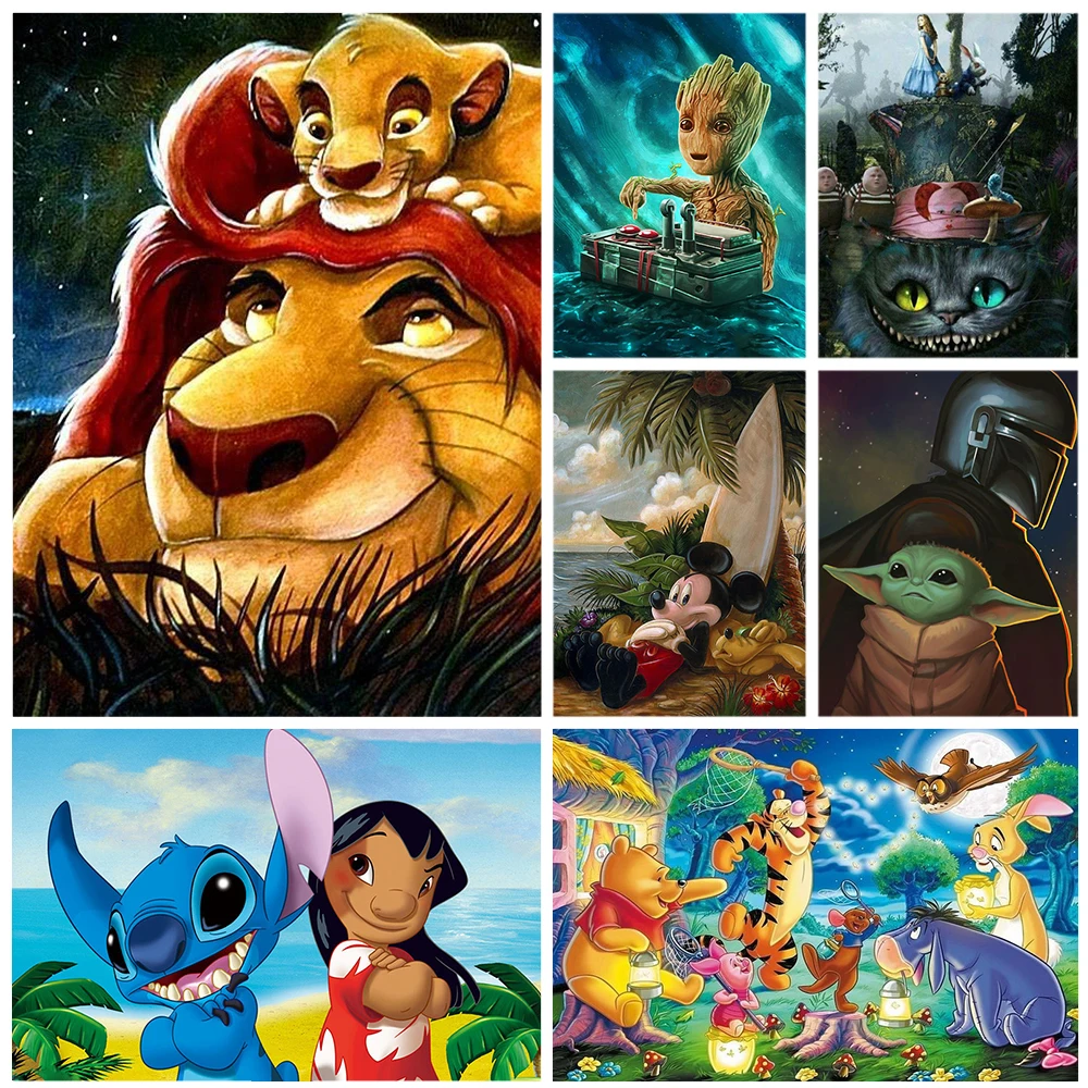 Disney 5D Diamond Painting Cartoon Lion King Wall Art Pictures Full Round Animal Embroidery Diamond Mosaic Cross Stitch Home
Disney 5D Diamond Painting Cartoon Lion King Wall Art Pictures Full Round Animal Embroidery Diamond Mosaic Cross Stitch Home