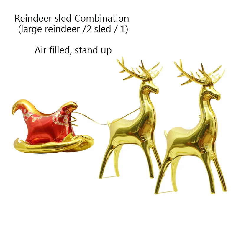 Christmas Decoration Merry Christmas Balloon Stereo Reindeer Sleigh Cart Santa Claus Elk Large Balloon Happy New Year
Christmas Decoration Merry Christmas Balloon Stereo Reindeer Sleigh Cart Santa Claus Elk Large Balloon Happy New Year