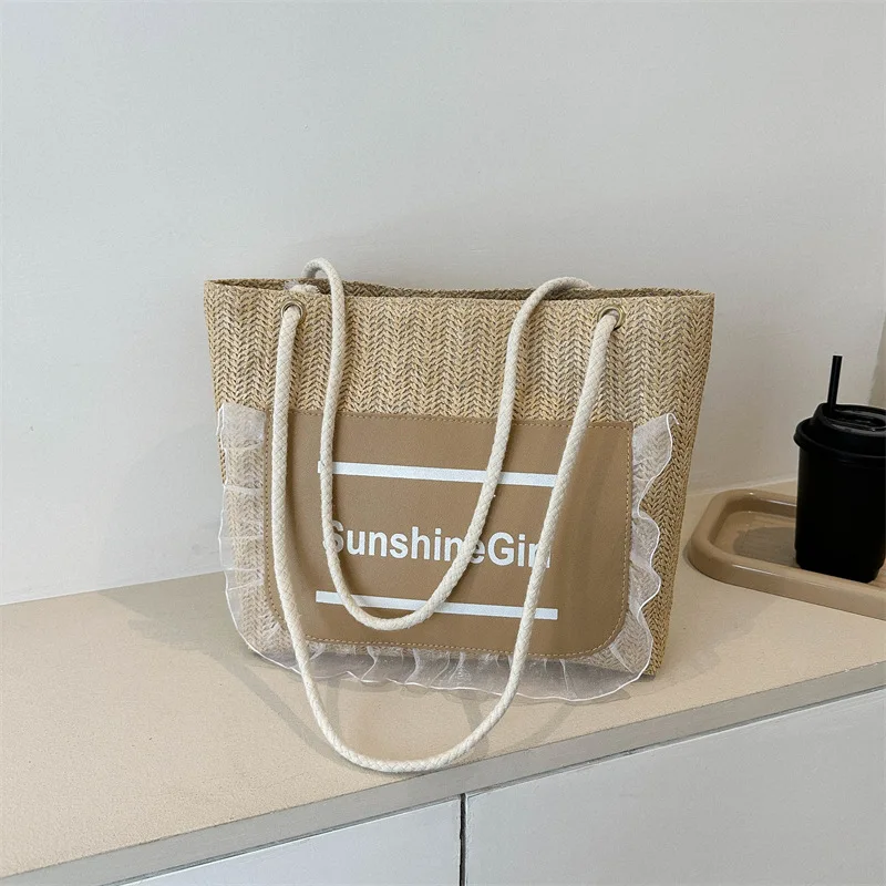 Japan Designer Tote Bags for Women 2023 Large Beach Bag Leisure Luxury Brand Women's Straw Bag High Quality Fashion Shopper Bag
Japan Designer Tote Bags for Women 2023 Large Beach Bag Leisure Luxury Brand Women's Straw Bag High Quality Fashion Shopper Bag
