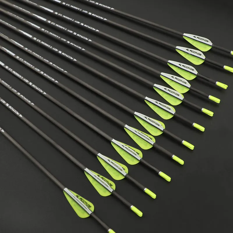 12pcs ID 3.2mm 40T Pure Carbon Arrow Spine 350 400 450 500 550 600 650 700 800 850 900 1000 Archery For Bow Shooting Training
12pcs ID 3.2mm 40T Pure Carbon Arrow Spine 350 400 450 500 550 600 650 700 800 850 900 1000 Archery For Bow Shooting Training