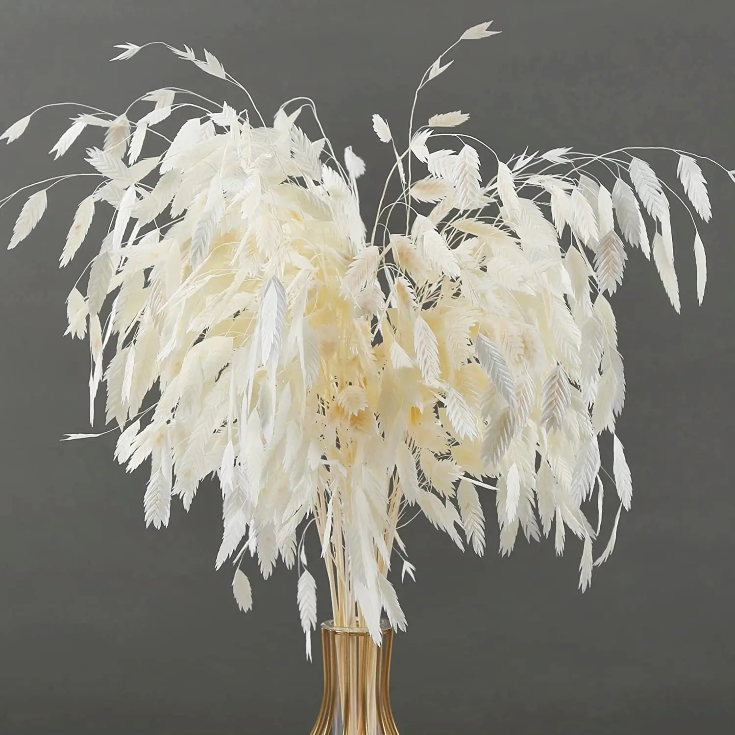 10 Pcs Dried White Chasmanthium Grass Flowers Bouquet,Natural Real Plant Leaves for Vase,DIY Floral Arrangements,Weddings Decor
10 Pcs Dried White Chasmanthium Grass Flowers Bouquet,Natural Real Plant Leaves for Vase,DIY Floral Arrangements,Weddings Decor