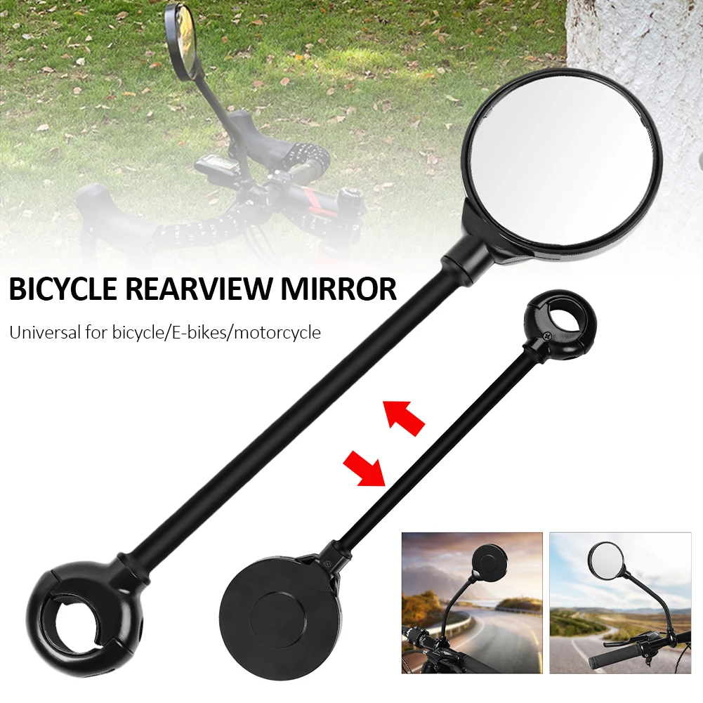Handlebar Adjustable Rearview Mirror Wide Range Back Side Reflector Adjustable Handle Rear View Mirror Cycling Accessories
Handlebar Adjustable Rearview Mirror Wide Range Back Side Reflector Adjustable Handle Rear View Mirror Cycling Accessories