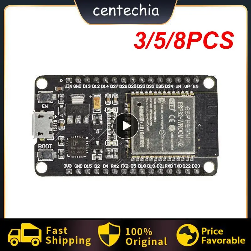 3/5/8PCS Esp32 Development Board Mini Esp 32s 3.3v With Esp32 Wifi Dual Core Esp 32 Expansion Board Development Board
3/5/8PCS Esp32 Development Board Mini Esp 32s 3.3v With Esp32 Wifi Dual Core Esp 32 Expansion Board Development Board