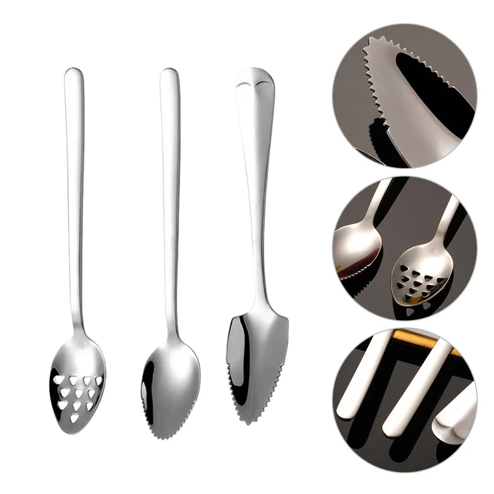 3pcs Spoons Grapefruit Serrated Fruit Stainless Dessert Scraping Citrus Steel Puree Scoops Kiwi Kitchen Set Vintage Pudding
3pcs Spoons Grapefruit Serrated Fruit Stainless Dessert Scraping Citrus Steel Puree Scoops Kiwi Kitchen Set Vintage Pudding