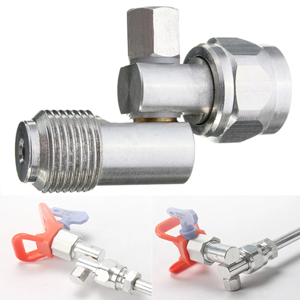 3600PSI High Pressure Spray Tip Nozzle 180 Degree Swivel Rotaty Joint Adapter for Airless Paint Spray Power Tools Parts
3600PSI High Pressure Spray Tip Nozzle 180 Degree Swivel Rotaty Joint Adapter for Airless Paint Spray Power Tools Parts
