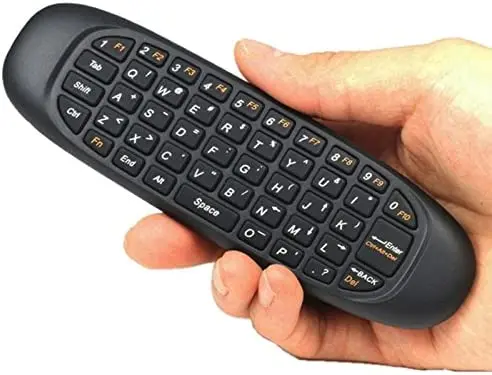 New Luxurious Mini Air Mouse Wireless Sem Fio Android PC TV C120 Black, for Smooth and Easy Controle.
New Luxurious Mini Air Mouse Wireless Sem Fio Android PC TV C120 Black, for Smooth and Easy Controle.
