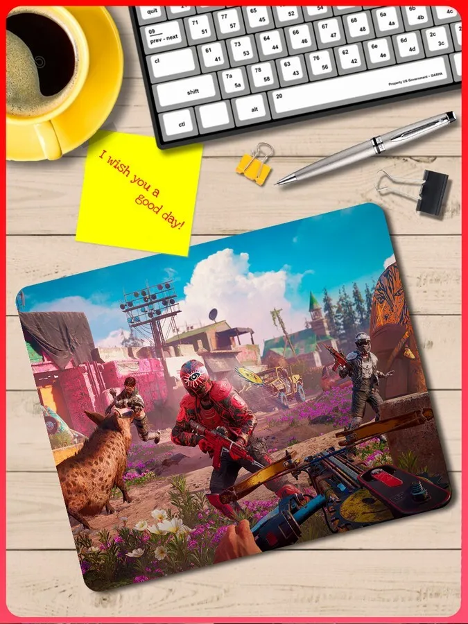 Коврик для мыши с принтом игры Far Cry New Dawn (ps3 ps4 ps5 xbox pc switch) - 1275 | Компьютеры и офис