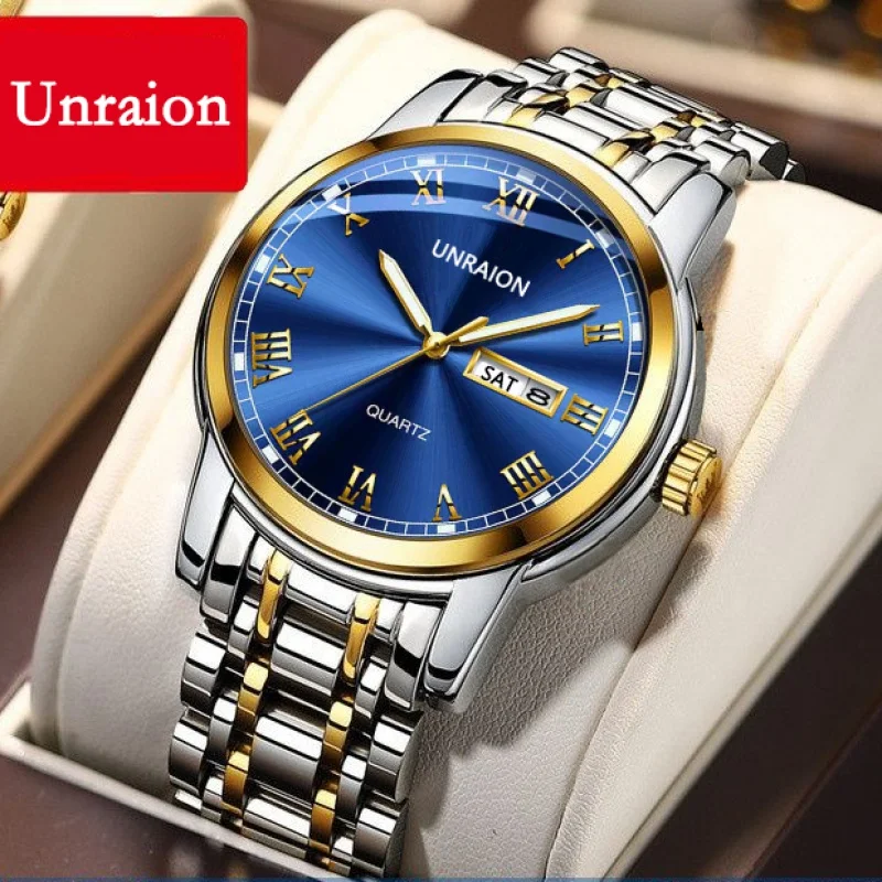 Men Watch Stainless Steel Top Quailty Luxury Push Button Hidden Clasp Waterproof Luminous Date Week Sport Wrist Watches
Men Watch Stainless Steel Top Quailty Luxury Push Button Hidden Clasp Waterproof Luminous Date Week Sport Wrist Watches