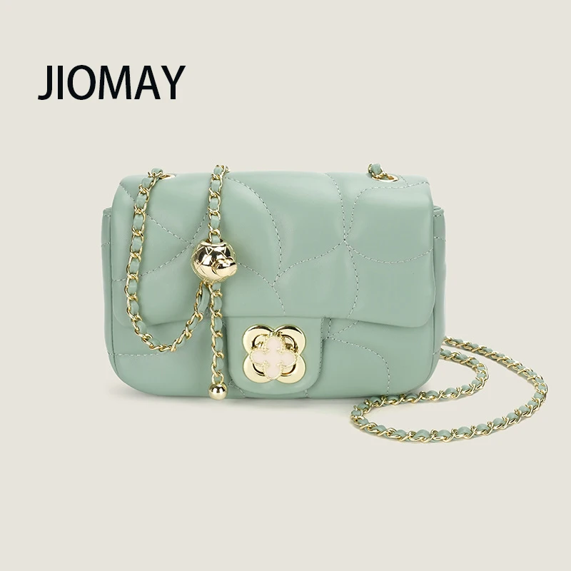 Сумка на плечо JIOMAY женская из экокожи, дизайнерский кошелек и сумочка, модная повседневная сумка с клапаном и цепочкой, с четырехлистным клевером, 2022
Сумка на плечо JIOMAY женская из экокожи, дизайнерский кошелек и сумочка, модная повседневная сумка с клапаном и цепочкой, с четырехлистным клевером, 2022