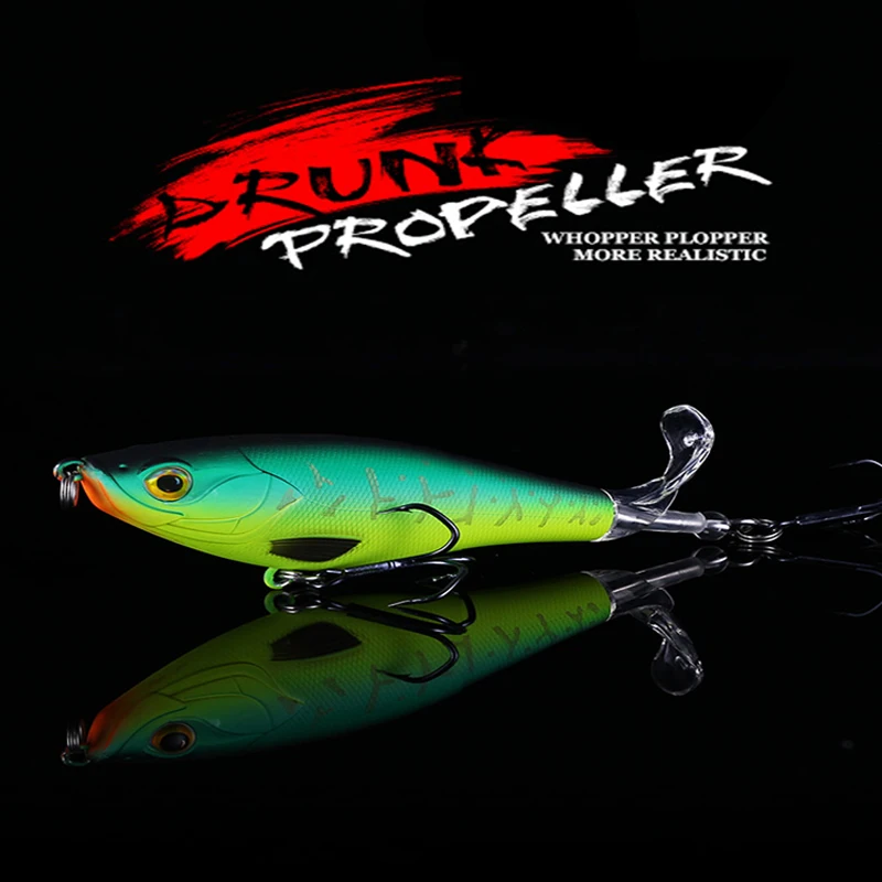 HISTAR 10Pcs 9cm11cm Popper Soft Rotating Tail Floating Wobblers Hard Bait 9501 Topwater Propeller Fishing Lure
HISTAR 10Pcs 9cm11cm Popper Soft Rotating Tail Floating Wobblers Hard Bait 9501 Topwater Propeller Fishing Lure