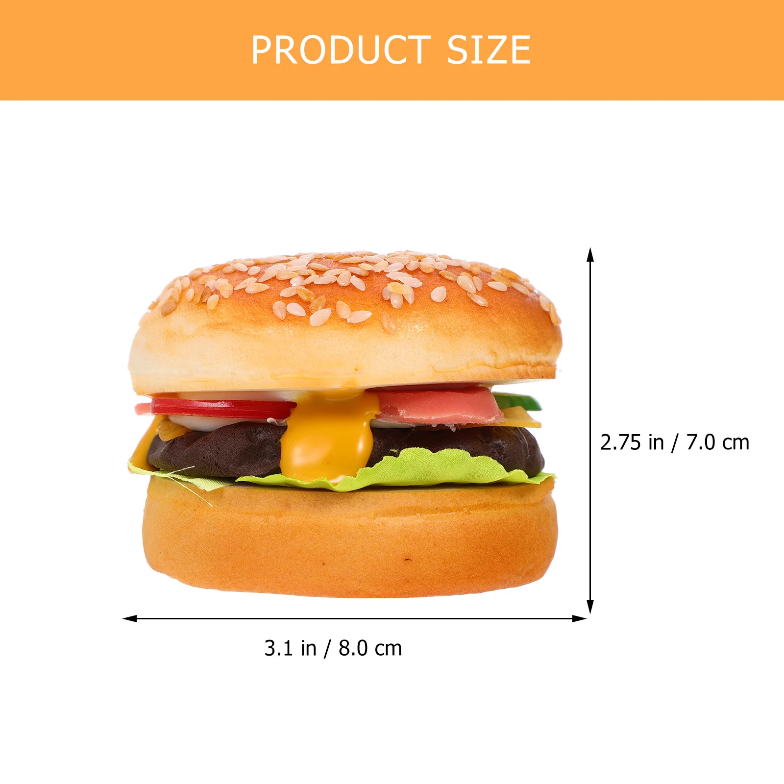 Burger Fake Artificial Model Models Prop Props Bread Toy Kitchen Simulation Pu Play Photography Burgers Toys Display Faux Fidget
Burger Fake Artificial Model Models Prop Props Bread Toy Kitchen Simulation Pu Play Photography Burgers Toys Display Faux Fidget