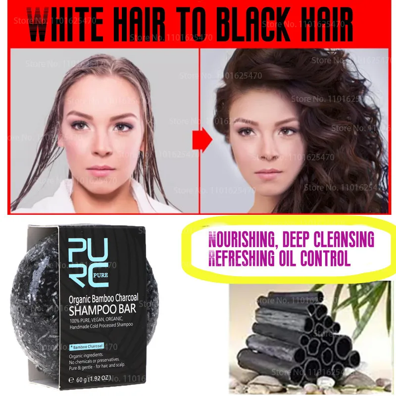 Hair Darkening Shampoo Soap Repair Gray White Hair Color Dye Hair Body Shampoo 55g Natural Organic Conditioner Soap Bar
Hair Darkening Shampoo Soap Repair Gray White Hair Color Dye Hair Body Shampoo 55g Natural Organic Conditioner Soap Bar