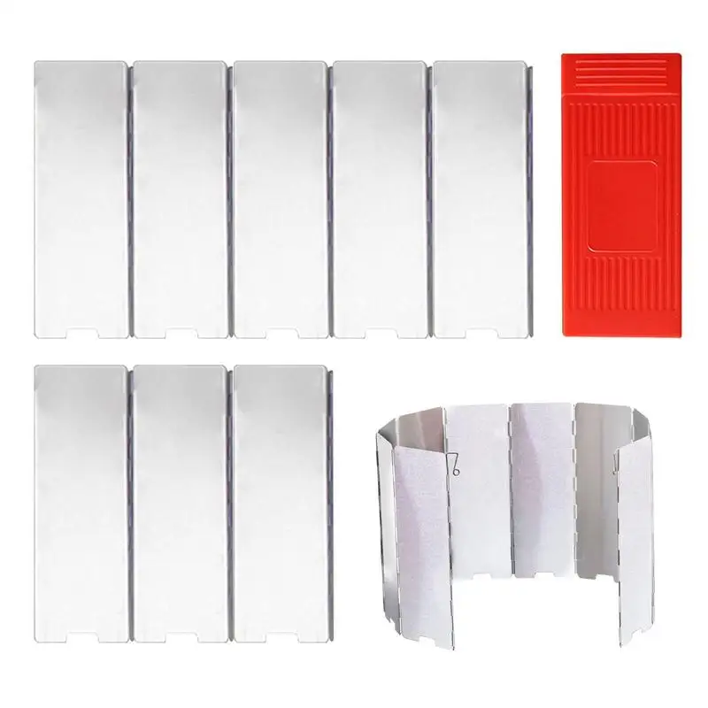 Stove Windscreen Portable Folding Aluminum Windshield With Buckle Wind Deflector For Camping Stoves Backpacking Stoves Stoves
Stove Windscreen Portable Folding Aluminum Windshield With Buckle Wind Deflector For Camping Stoves Backpacking Stoves Stoves