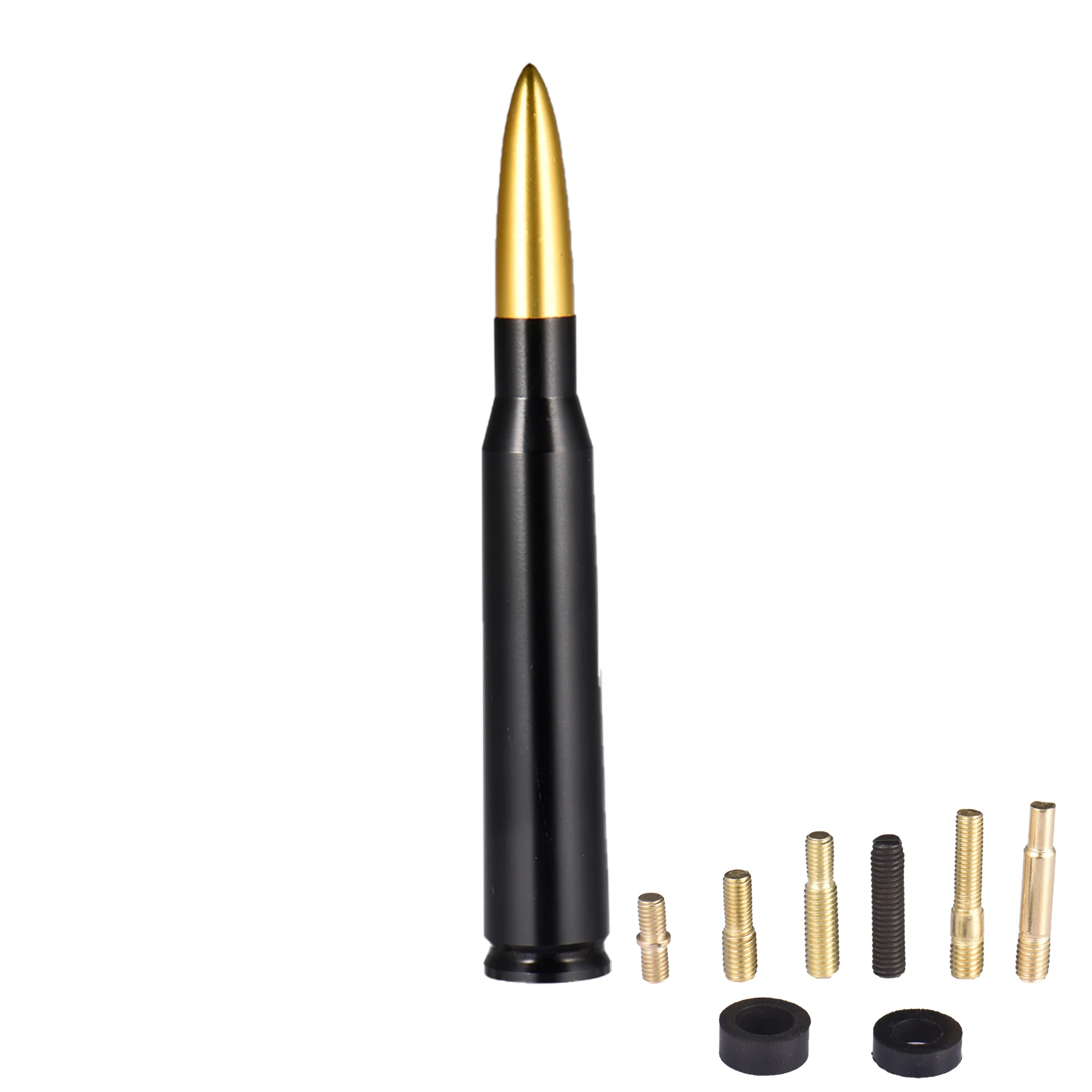 Universal Car Short Bullet Antenna Alloy Bullet Vehicle Antenna Replacements Waterproof Threaded Anti-Theft Locking Design
Universal Car Short Bullet Antenna Alloy Bullet Vehicle Antenna Replacements Waterproof Threaded Anti-Theft Locking Design