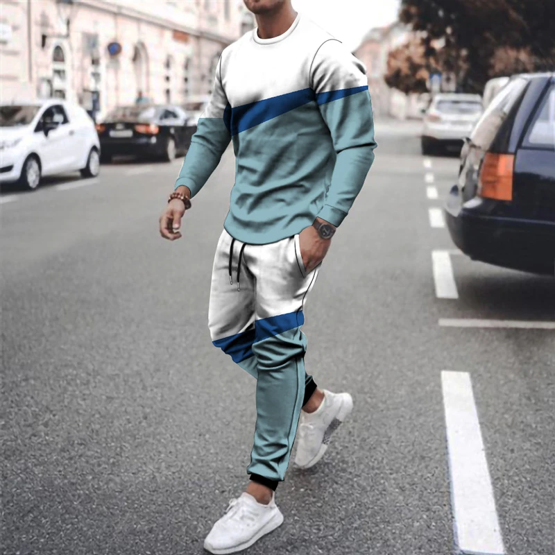 Man Tracksuit Solid Color 3D Printed Long Sleeves Tshirt 2-piece Set Jogging Suit Designer Male Oversized Outfits Sportwear
Man Tracksuit Solid Color 3D Printed Long Sleeves Tshirt 2-piece Set Jogging Suit Designer Male Oversized Outfits Sportwear