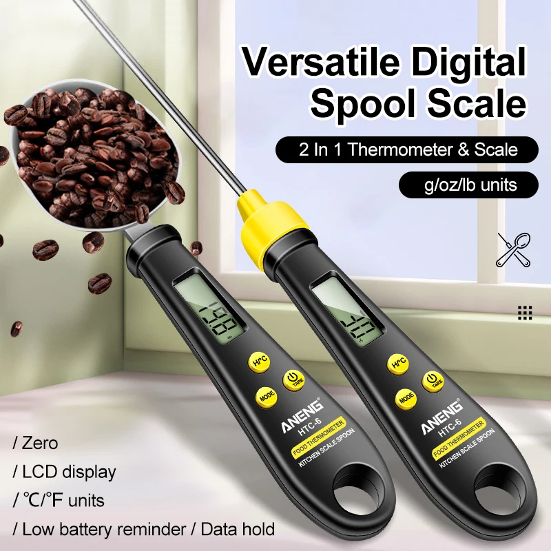 2In1 Electronic Kitchen Scale LCD Digital Food Thermometer Electronic Digital Spoon Scale With Thermometer Probe Kitchen Tools
2In1 Electronic Kitchen Scale LCD Digital Food Thermometer Electronic Digital Spoon Scale With Thermometer Probe Kitchen Tools