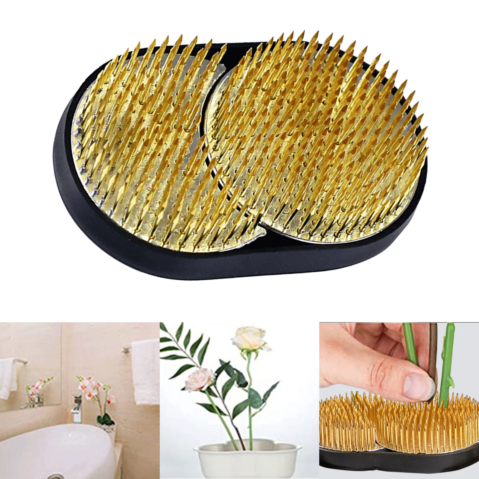 Flower Frog For Arrangement 454 Needles Sun Moon Crafts Holder Ikebana Kenzan Durable Home Decor Easy Use Fixed Tool Office
Flower Frog For Arrangement 454 Needles Sun Moon Crafts Holder Ikebana Kenzan Durable Home Decor Easy Use Fixed Tool Office