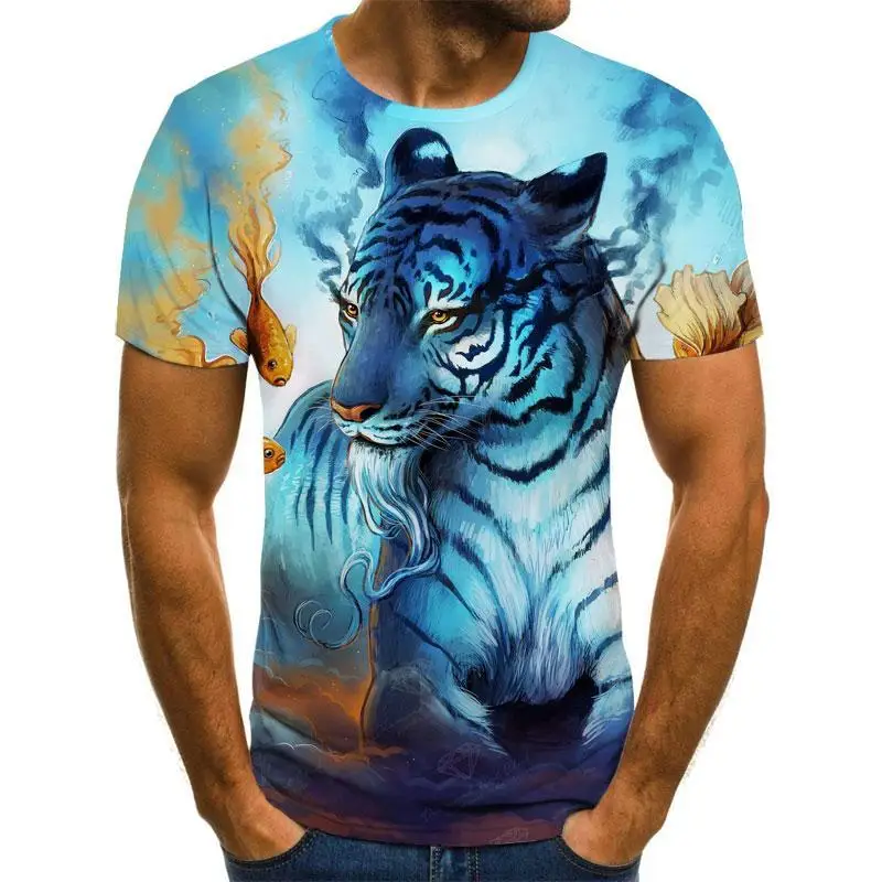 2022 summer new style 3D printing birds men's and women's casual T-shirt fashion trend young handsome T-shirt top
2022 summer new style 3D printing birds men's and women's casual T-shirt fashion trend young handsome T-shirt top