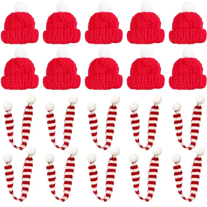 20pcs Christmas Miniature Santa Hat Scarf Stuffed Bear Christmas Costume Party Supplies 
20pcs Christmas Miniature Santa Hat Scarf Stuffed Bear Christmas Costume Party Supplies