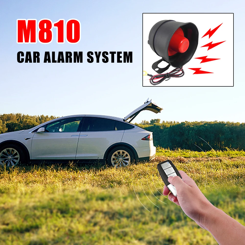 12V Car Security System Horn Siren Alarm with 2 Remote Controls Anti-Theft One-Way Automotive Alarm System Burglar Protection
12V Car Security System Horn Siren Alarm with 2 Remote Controls Anti-Theft One-Way Automotive Alarm System Burglar Protection
