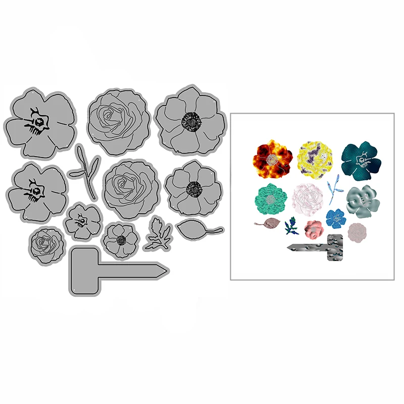 2022 New DIY Good Smell Roses Embossing Stencil Craft Metal Cutting Dies for Making Card and Scrapbooking Decoration No Stamps
2022 New DIY Good Smell Roses Embossing Stencil Craft Metal Cutting Dies for Making Card and Scrapbooking Decoration No Stamps