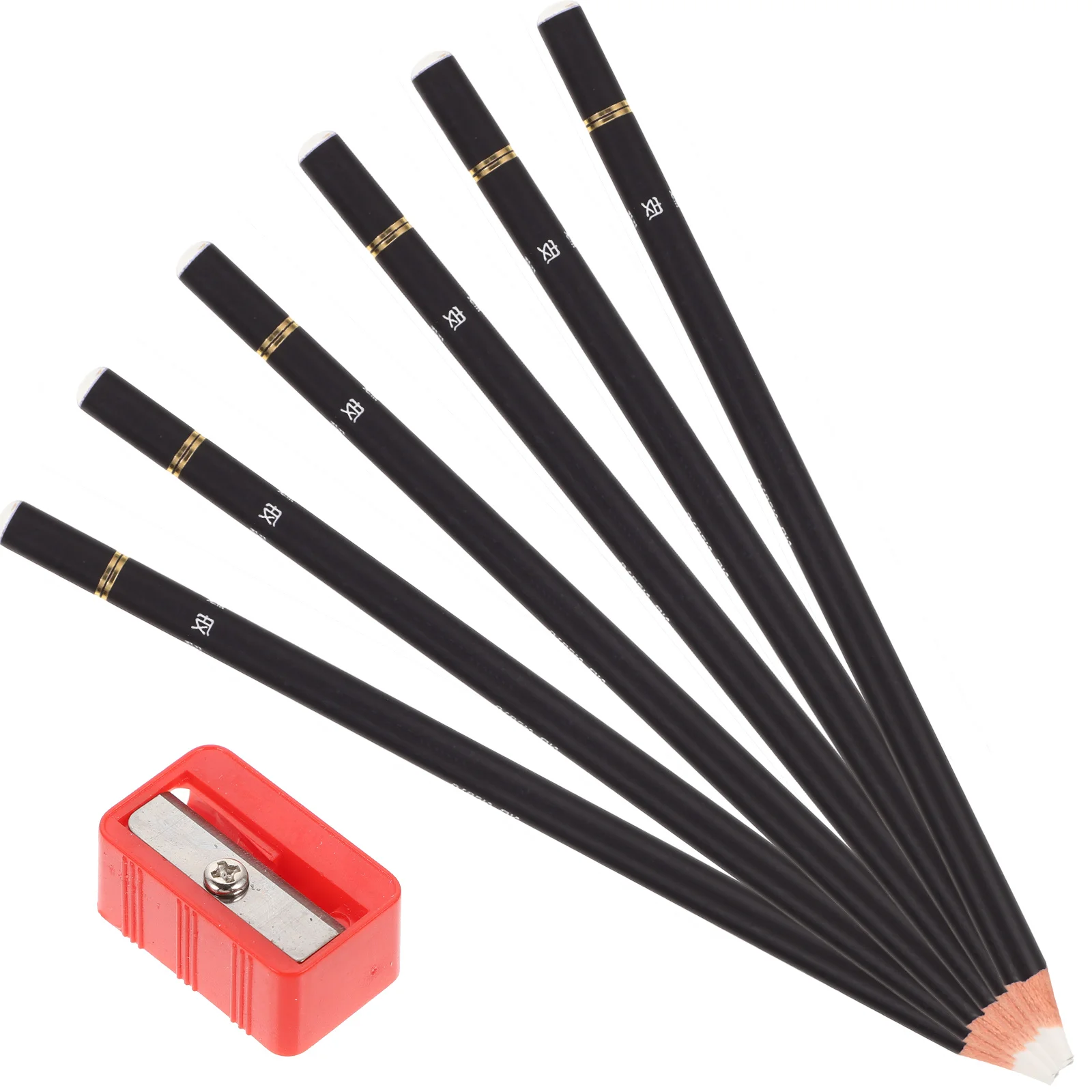 6Pcs Rubber Pen Sketch Eraser Highlight Eraser Pen Rubber with Sharpener for Artist
6Pcs Rubber Pen Sketch Eraser Highlight Eraser Pen Rubber with Sharpener for Artist