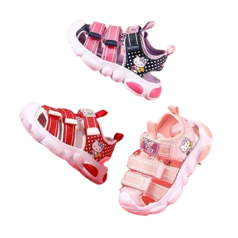 Sanrio мультфильм Hello Kitty Kawaii детская Милая Личность Мода для девочек Летняя Baotou плетеная Спортивная функциональная пляжная обувь
Sanrio мультфильм Hello Kitty Kawaii детская Милая Личность Мода для девочек Летняя Baotou плетеная Спортивная функциональная пляжная обувь