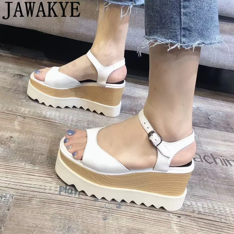 New Thick Bottom Wedges Sandals Women Open toe Hollow Platform Roman Sandals Summer Luxury Casual Beach Sandals for Woman
New Thick Bottom Wedges Sandals Women Open toe Hollow Platform Roman Sandals Summer Luxury Casual Beach Sandals for Woman