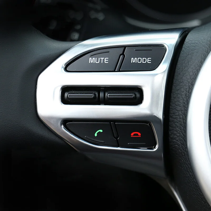 For KIA Ceed GT 2016 Car-styling Car Steering Wheel Switch Cover Interior car sticker ABS Matte Frame Button Auto Cover 2pcs
For KIA Ceed GT 2016 Car-styling Car Steering Wheel Switch Cover Interior car sticker ABS Matte Frame Button Auto Cover 2pcs
