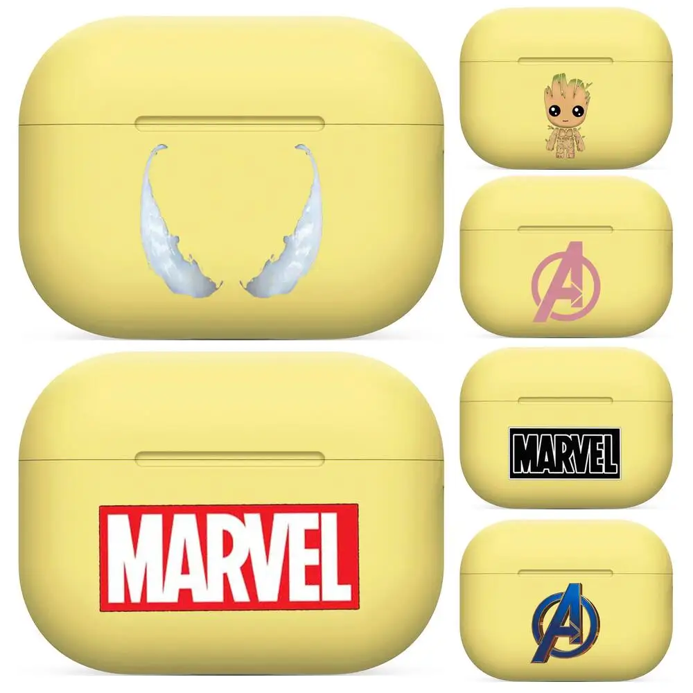 Marvel logo heroes Silicone Case For AirPods Pro 3 2 1 Case Cover Coque Wireless Bluetooth Headphones Cover On AirPods Pro Funda 
Marvel logo heroes Silicone Case For AirPods Pro 3 2 1 Case Cover Coque Wireless Bluetooth Headphones Cover On AirPods Pro Funda