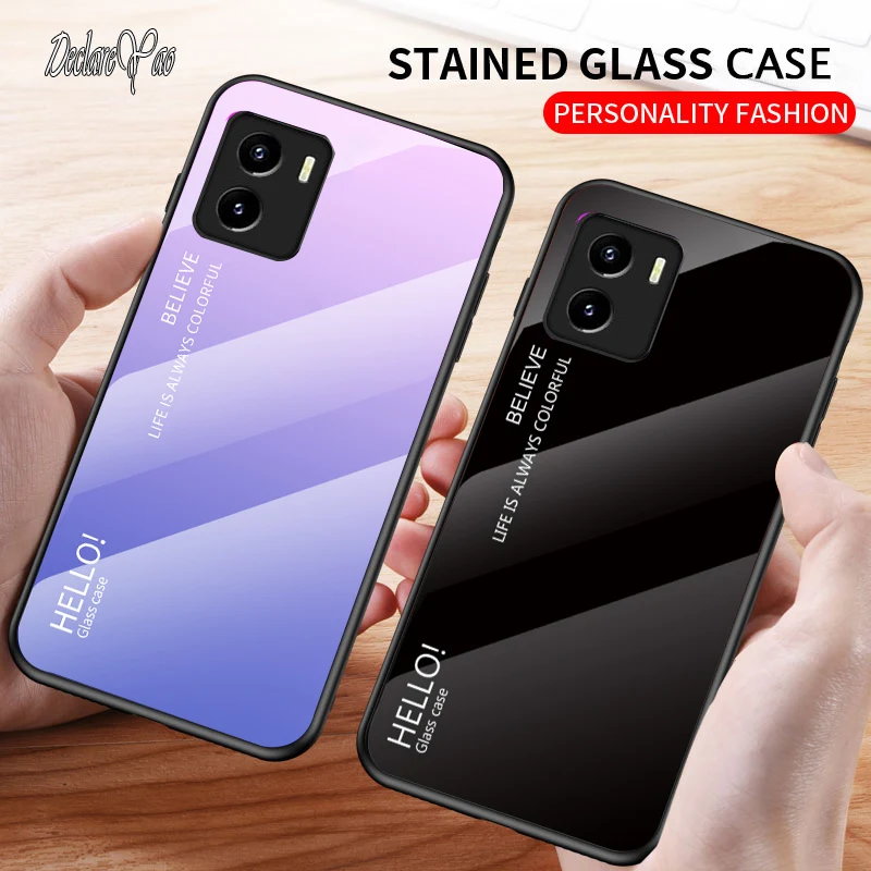 Y20 Y20i Y21 Y35 Glass Cover Hard Mirror Case For VIVO Y2S Y7S Y22S Y33S Case Cover Tempered Glass Phone Cases Y3 Y11 Y17 Y19
Y20 Y20i Y21 Y35 Glass Cover Hard Mirror Case For VIVO Y2S Y7S Y22S Y33S Case Cover Tempered Glass Phone Cases Y3 Y11 Y17 Y19