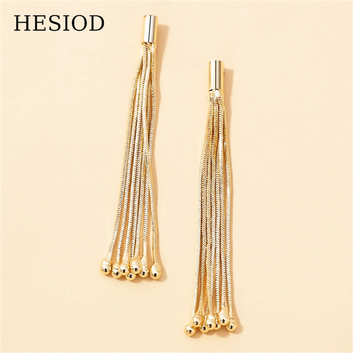 Hesiod 5 Style Gold Color Long Tassel Drop Earrings For Women Classic Wedding Engagement Accessories Birthday Party Gifts
Hesiod 5 Style Gold Color Long Tassel Drop Earrings For Women Classic Wedding Engagement Accessories Birthday Party Gifts