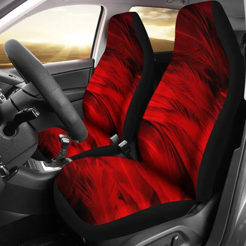 Red Feathers Abstract Art Car Seat Covers Pair, 2 Front Seat Covers, Car Seat Protector, Car Accessories
Red Feathers Abstract Art Car Seat Covers Pair, 2 Front Seat Covers, Car Seat Protector, Car Accessories