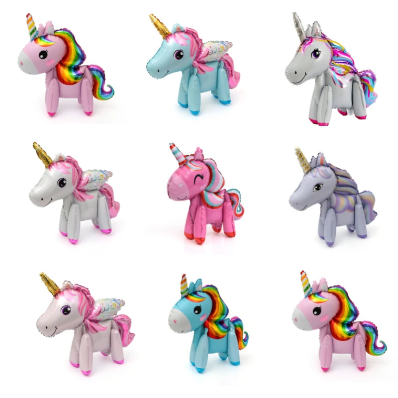 3DThree-dimensional assembly rainbow horse unicorn balloon Baby Birthday decoration aluminum balloon wholesale Children's toys
3DThree-dimensional assembly rainbow horse unicorn balloon Baby Birthday decoration aluminum balloon wholesale Children's toys