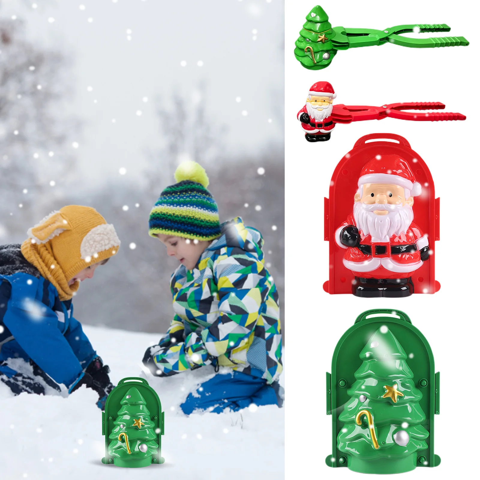 Snow Shovel Clips Snowball Clamp Practical Snow Sand Mold Gadgets DIY Snowball Mould Toy for Outdoor Winter Play Toys
Snow Shovel Clips Snowball Clamp Practical Snow Sand Mold Gadgets DIY Snowball Mould Toy for Outdoor Winter Play Toys