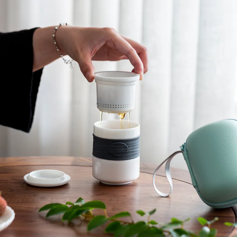 Tea Set with Strainer Teapot and Teacups Set for Travel Porcelain Coffee Drinkware Chinese Kung Fu Tea Cups Ceramic Tableware
Tea Set with Strainer Teapot and Teacups Set for Travel Porcelain Coffee Drinkware Chinese Kung Fu Tea Cups Ceramic Tableware