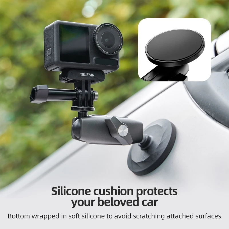 Sports Camera Magnetic Mount with Rotating Double Ball Heads for Hero11/10/9/Action 4/Action 3 Aluminum Alloy Drop Shipping
Sports Camera Magnetic Mount with Rotating Double Ball Heads for Hero11/10/9/Action 4/Action 3 Aluminum Alloy Drop Shipping