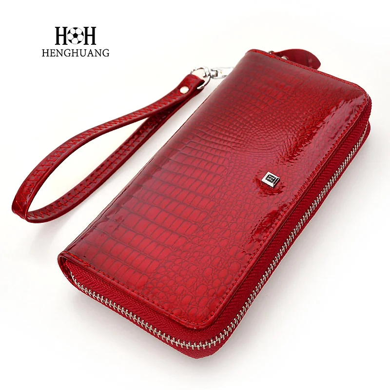HH Genuine Leather Women Wallets Luxury Brand High Quality Girls Purse Card Holder New Design Long Wristlet Clutch
HH Genuine Leather Women Wallets Luxury Brand High Quality Girls Purse Card Holder New Design Long Wristlet Clutch