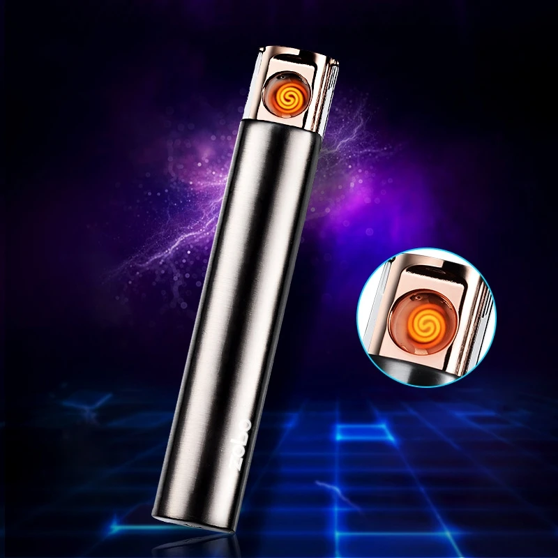 Mini Strip Metal Windproof USB Rechargeable Lighter, Flameless Tungsten Electric Cigarette Lighter, High-end Gift for Men
Mini Strip Metal Windproof USB Rechargeable Lighter, Flameless Tungsten Electric Cigarette Lighter, High-end Gift for Men