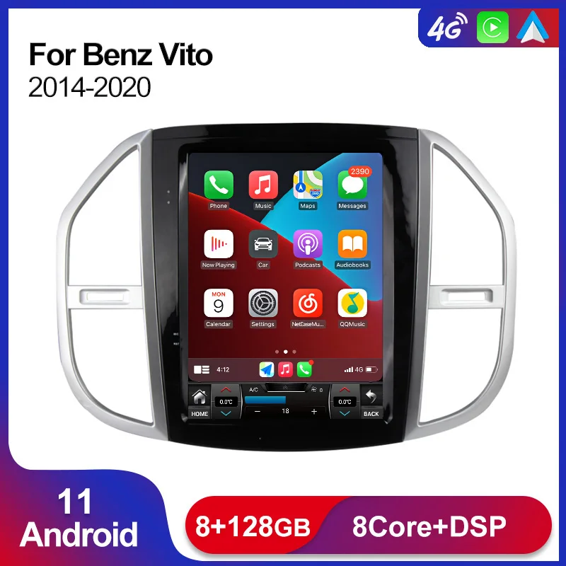 Автомагнитола 8G + 128G DSP Android 11 для Mercedes Benz Vito 3 W447 2014-2020, мультимедийный плеер, GPS-навигация, экран Теслы
Автомагнитола 8G + 128G DSP Android 11 для Mercedes Benz Vito 3 W447 2014-2020, мультимедийный плеер, GPS-навигация, экран Теслы