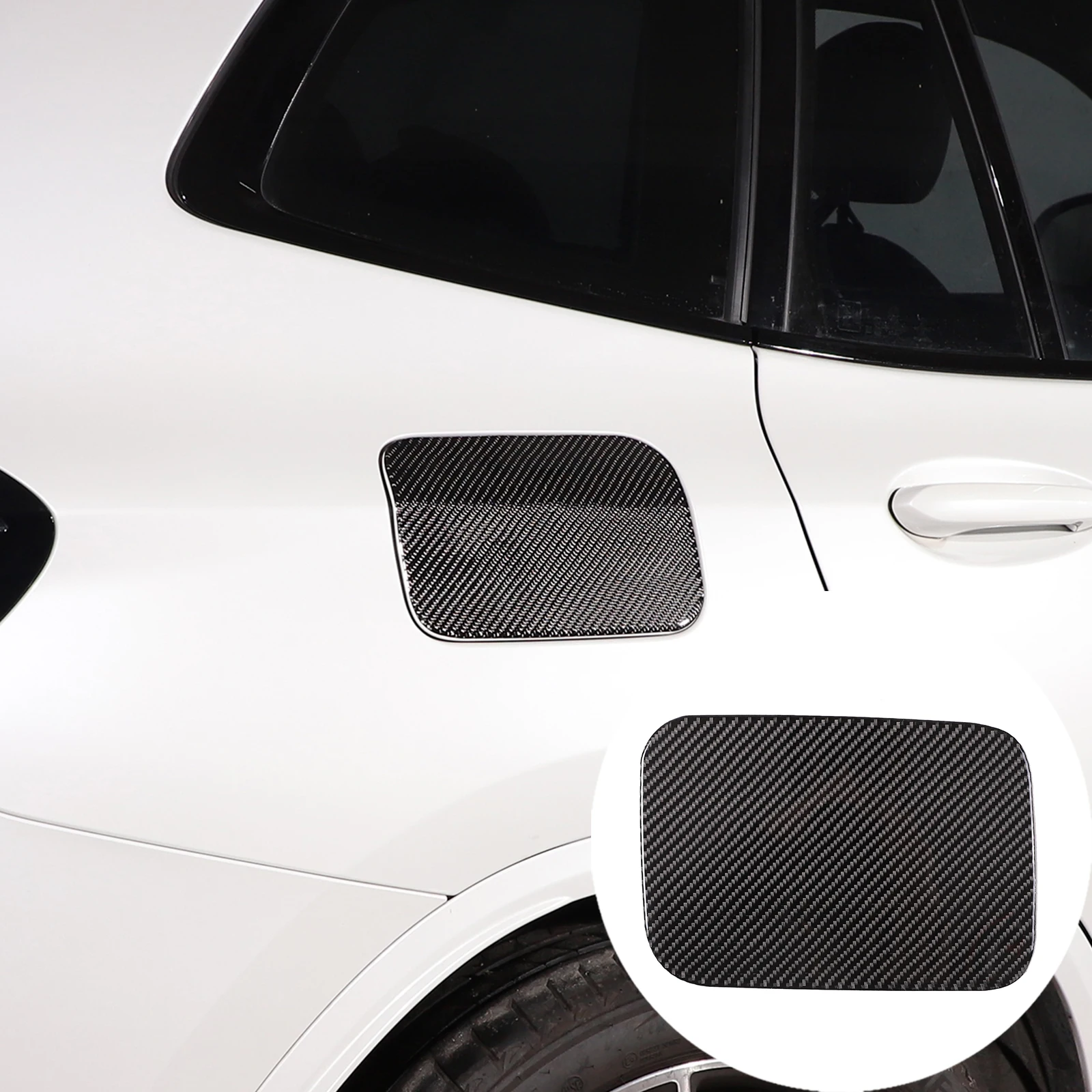 

Soft Carbon Fiber Car Fuel Tank Cap Panle Trim Sticker For BMW X3 X4 G01 G02 2018-2022 Car Accessories