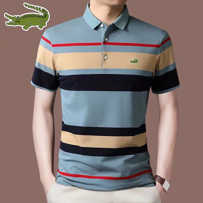 High quality men's printed cotton polo shirt spring, summer and autumn new business casual high-quality polo shirt
High quality men's printed cotton polo shirt spring, summer and autumn new business casual high-quality polo shirt