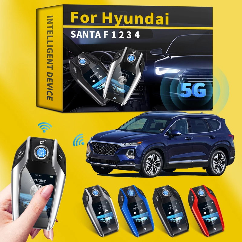 For Hyundai SANTA F 1 2 3 4 Universal Car Upgrade Version Modified Boutique Smart Remote Key LCD Display Screen Auto Accessories
For Hyundai SANTA F 1 2 3 4 Universal Car Upgrade Version Modified Boutique Smart Remote Key LCD Display Screen Auto Accessories