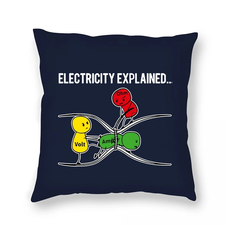 Unisex Electricity Explained - Ohm's Law Version2 's Novelty Pillow Case Casual Streetwear EU Size
Unisex Electricity Explained - Ohm's Law Version2 's Novelty Pillow Case Casual Streetwear EU Size