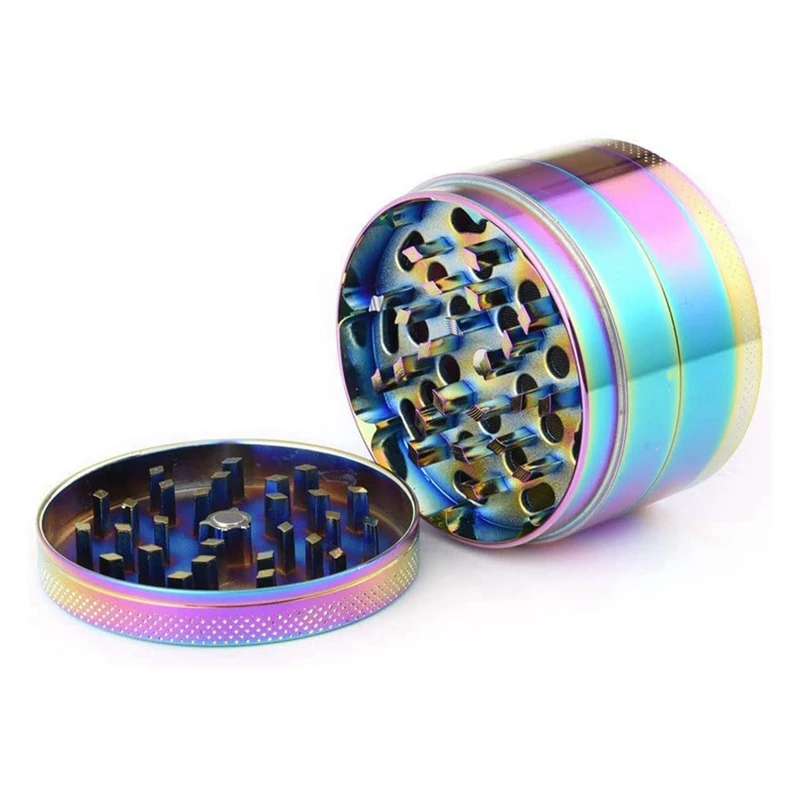 2X Efficient Grinding Zinc Alloy Grinder,2 Inch Grinders - 4 Layer Rainbow Grinder
2X Efficient Grinding Zinc Alloy Grinder,2 Inch Grinders - 4 Layer Rainbow Grinder