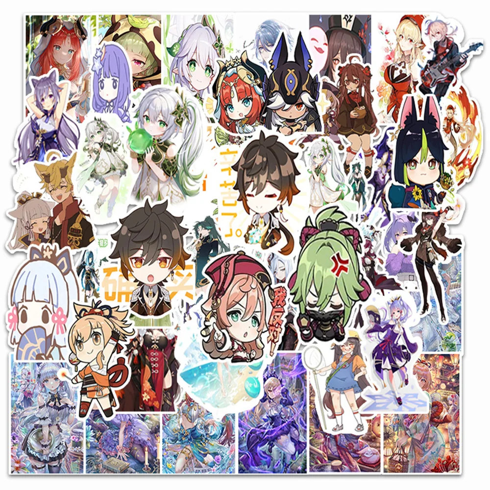 10/30/50PCS New Genshin Impact Sticker Pack Cartoon Creative Animation Kids Luggage Table Chair Decoration Waterproof Wholesale
10/30/50PCS New Genshin Impact Sticker Pack Cartoon Creative Animation Kids Luggage Table Chair Decoration Waterproof Wholesale