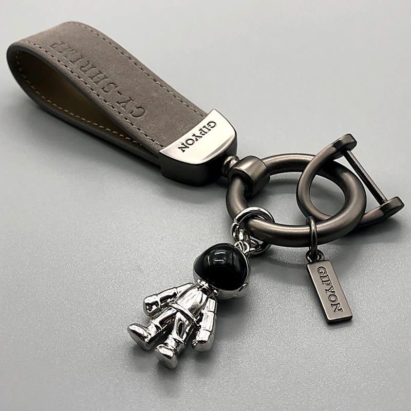 First layer cowhide astronaut car key chain pendant high-grade small pendant male and female key chain ring
First layer cowhide astronaut car key chain pendant high-grade small pendant male and female key chain ring