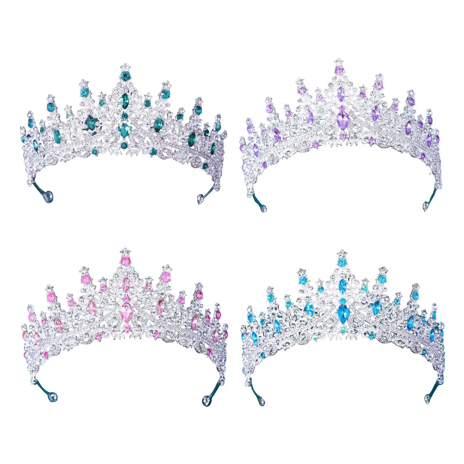Bridal Crown Jewelry Flower Girl Headband Princess Headpieces for Photo Props Wedding Bridesmaid Performance Birthday
Bridal Crown Jewelry Flower Girl Headband Princess Headpieces for Photo Props Wedding Bridesmaid Performance Birthday